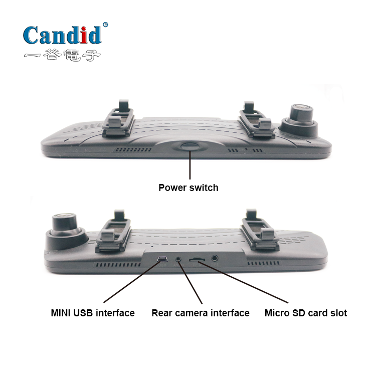 front and back dual 1080P 10inch streaming media