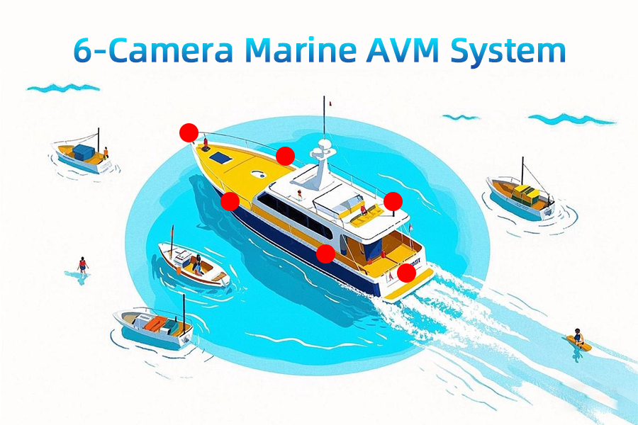 Elevating Maritime Safety with a 6-Camera Marine AVM System