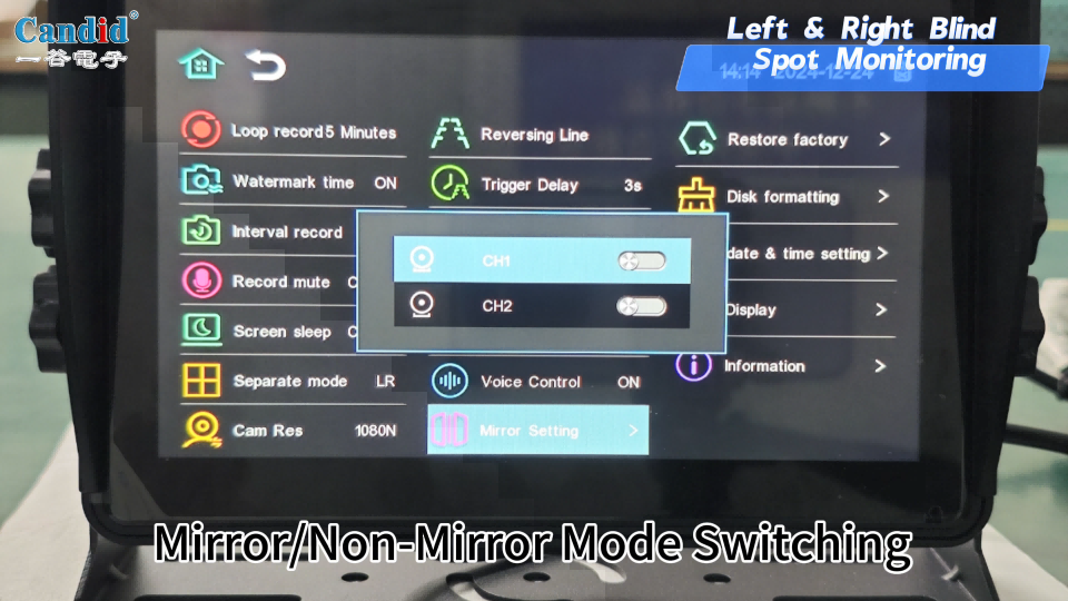 Smart Driving Touchscreen Monitoring System