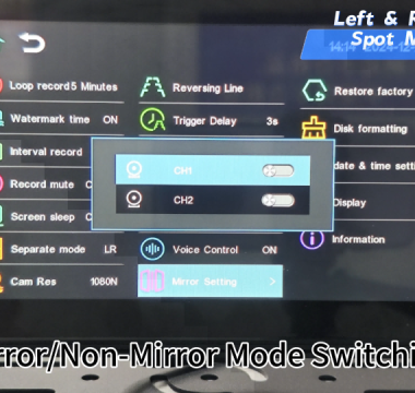 Smart Driving Touchscreen Monitoring System