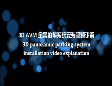 360 AVM system installation demonstration Ford