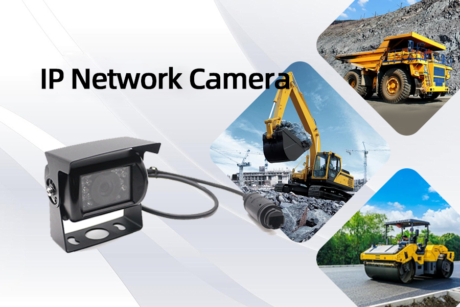 When engineering vehicles are involved in unmanned driving, how should network cameras be adapted?